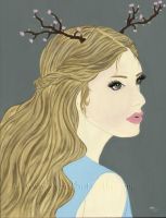Flowery Antlers
